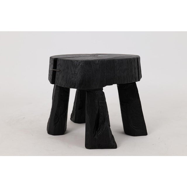 Early 21st Century Rustic Sculptural Coffee Table in Oak by Logniture For Sale - Image 5 of 17