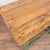 19th Century Hungarian Original Green Painted Pine Work Table For Sale - Image 4 of 14