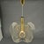 Metal Mid-Century Modern Pendant Lamp in Clear Acrylic Glass, Wire and Brass, 1970s For Sale - Image 7 of 18