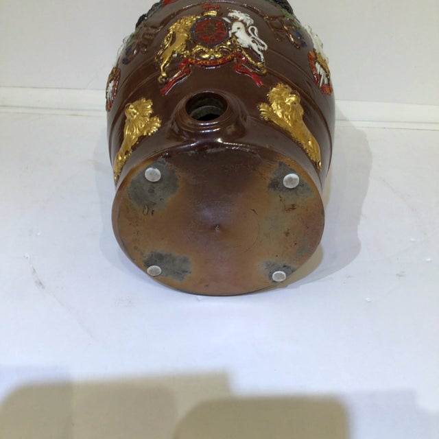 Oxblood Red 19th Century English Spirit Barrel For Sale - Image 8 of 9