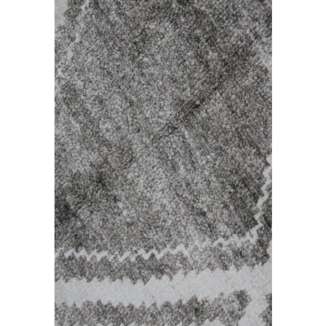 Modern Hand Knotted Borderless Bamboo Silk Rug. 9' X 12' For Sale - Image 3 of 3