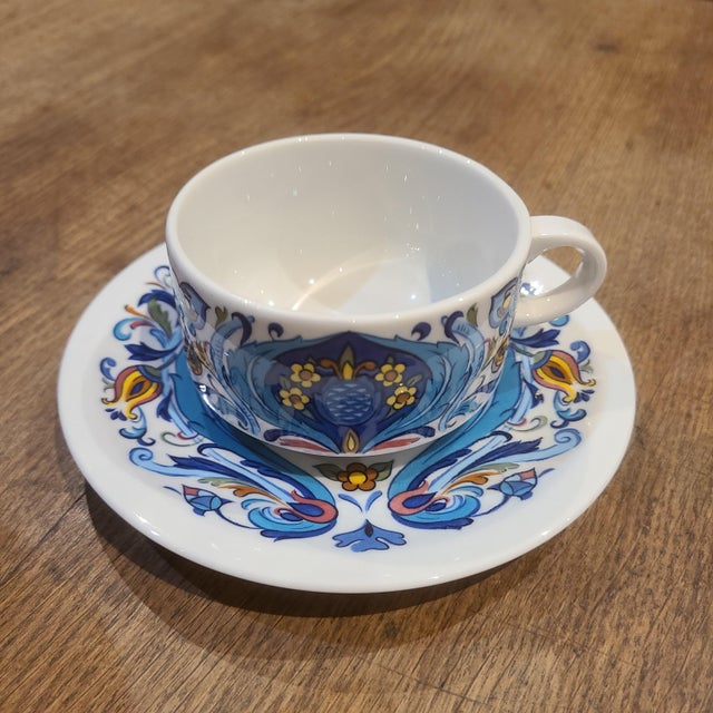 Izmir Coffee Cups and Saucers by Villeroy & Boch, 1973, Set of 4 For Sale - Image 4 of 7