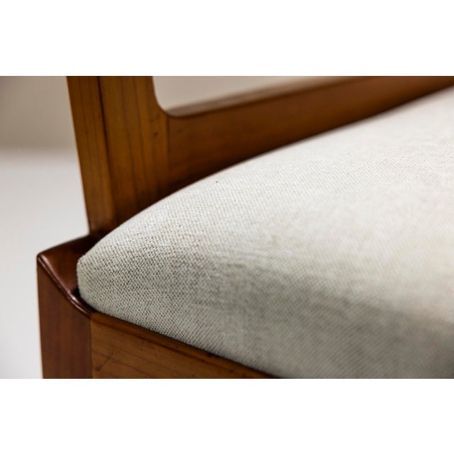 Set of Bench and Side Chair in Cherry, 1950s For Sale - Image 11 of 18