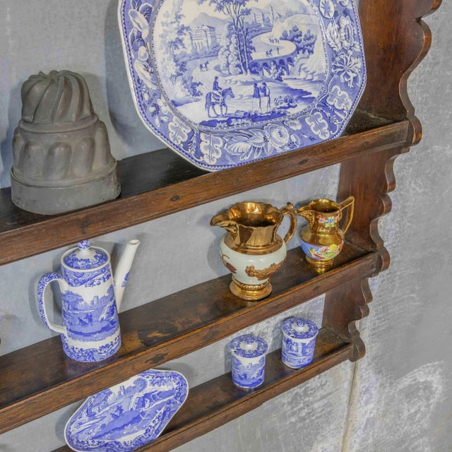 Antique Oak Wall Rack For Sale - Image 4 of 10