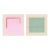 Pair of Sage Green and Bright Magenta Pink Abstract Art Prints | Set of 2, 24 X 24 In. Prints, Unframed For Sale