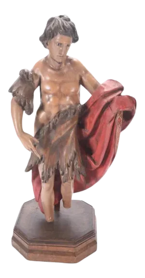 18th Century Italian Figure Saint 56"