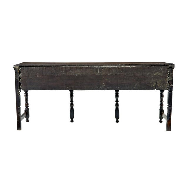 18th Century Georgian Oak Dresser Base, 1750s For Sale - Image 4 of 9