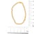 Early 21st Century 14K Yellow Gold Plated .925 Sterling Silver 1.0 Cttw Diamond Cuban Link Necklace (I-J Color, I3 Clarity) - 18" Inches For Sale - Image 5 of 5