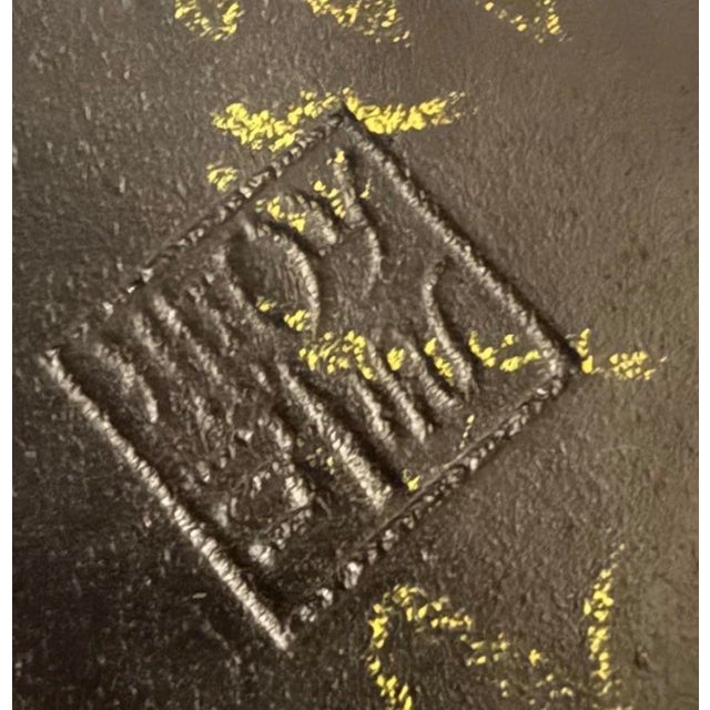 Chinese Vintage Carved Warrior Figure Made of Resin For Sale - Image 3 of 3