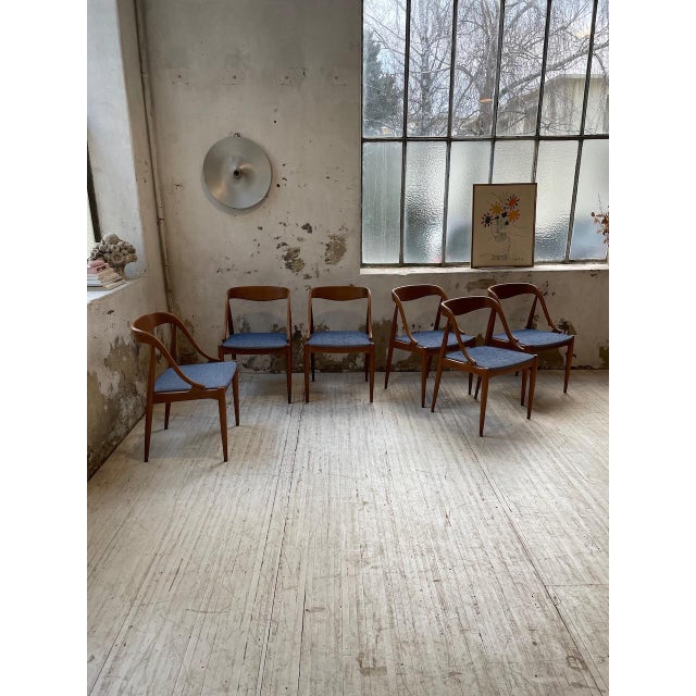 Wood Samcom Dining Chairs by Johannes Andersen for Udulm, 1960s, Set of 6 For Sale - Image 7 of 18