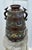 Antique (1920's) Shaped Vase has a Japanese Style. Made of Bronze & Champleve (enamel). Brown Finish with Multicolored...