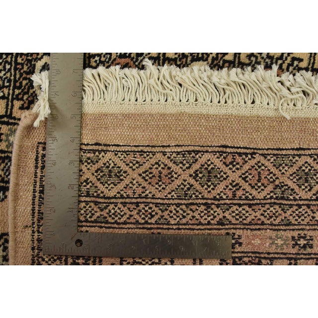Bokhara Rug 4’3” X 6’2” Beige Wool Tribal Hand-Knotted Oriental Carpet For Sale - Image 12 of 12