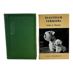 1922 Cairn and Sealyham Terriers Books Set/2
