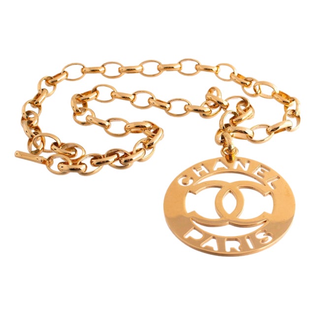 Vintage Chanel Chain Belt For Sale