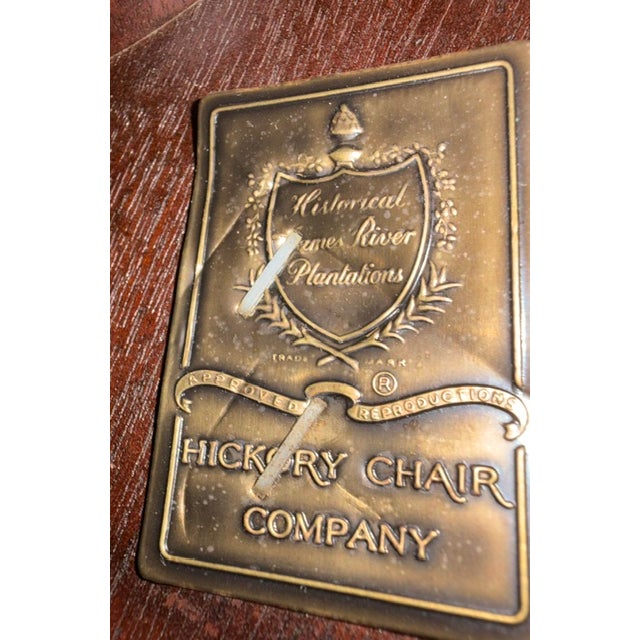 Hickory Chair Furniture Company 1970s Hickory Chair Company James River Collection Mahogany Display Easel For Sale - Image 4 of 4