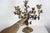 1960s Vintage Gilded Gilt Gold Metal Candelabra Baroque Italian or Hollywood Regency For Sale - Image 5 of 18