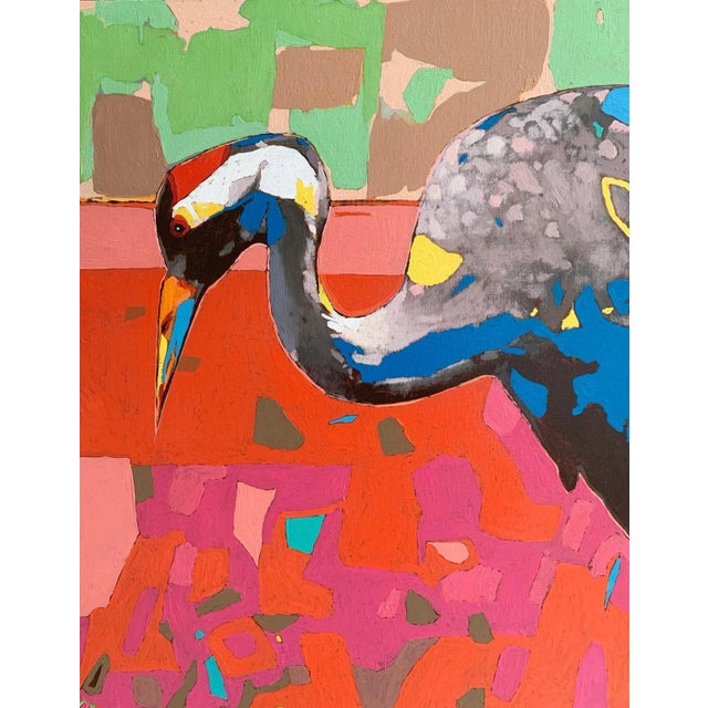 Rafal Gadowski, A Crane 08, 2023, Oil on Canvas For Sale - Image 6 of 7