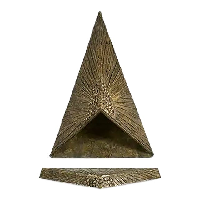 1970s Adrian Pearsall, Sculptural Faux Fireplace For Sale