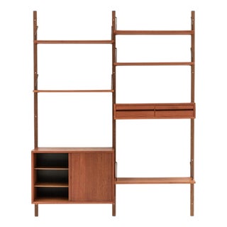 2-Bay Wall Unit by Poul Cadovius For Sale