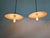Vintage Industrial Pendant Lights in Black Enameled Sheet Metal, 1940s, Set of 3 For Sale - Image 13 of 17