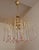 Vintage Ceiling Lamp with Gold-Plated Metal Rods, 1970s For Sale - Image 6 of 7