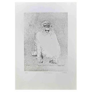 Sergio Barletta, Homo Ludens, Etching, 1991 For Sale