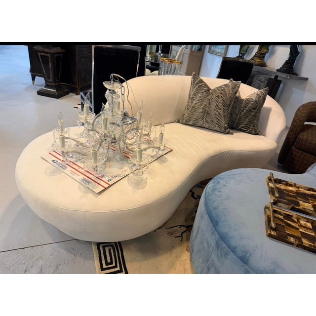 Directional Vintage Cloud Serpentine Sofa, Styled After Vladimir Kagan For Sale - Image 4 of 11