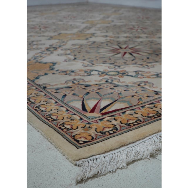 Age: c1930s Details: Hand Woven Tight Knot & Low Pile Consistent Pile Throughout Bright & Vibrant Colors Approx 9’ x 13’...