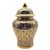 Late 20th Century Thai Benjarong Hand-Painted Gilt Porcelain Covered Jar 6.6" For Sale - Image 9 of 17