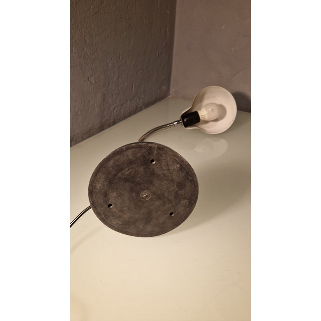 1990s Contemporary Chrome Tubular Table Lamp with Rotating Light, 1990s For Sale - Image 5 of 9