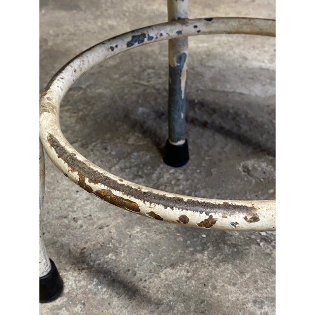 Black Industrial Adjustable Stool For Sale - Image 8 of 12