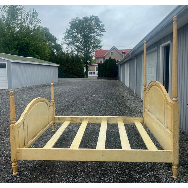 Wood Guy Chaddock Melrose Collection Shabby Chic Bed - King Size For Sale - Image 7 of 10