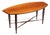 Assymetrical Coffee Table with Glass Storage and Cross Leg Details, 1960s For Sale
