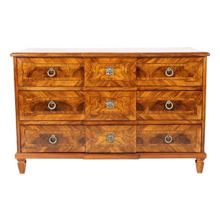 Louis Seize Chest of Drawers in Walnut, 1790 For Sale