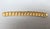 Vintage 1990s Signed Napier Goldtone Articuled "Woven" Bracelet For Sale In Philadelphia - Image 6 of 6