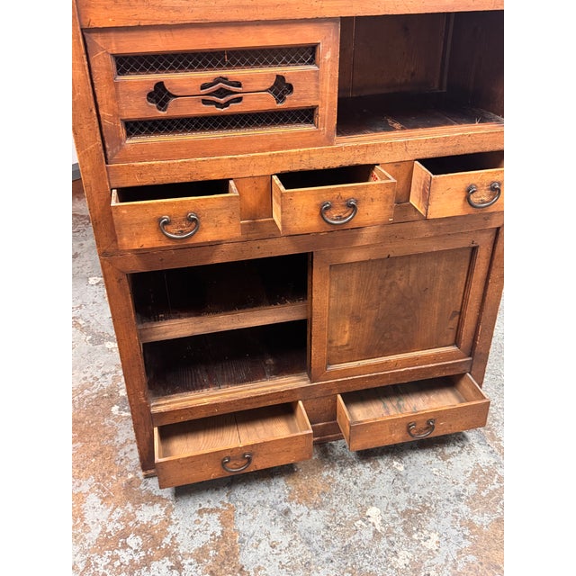 Early 20th Century Japanese Mizuya Tansu For Sale - Image 5 of 12