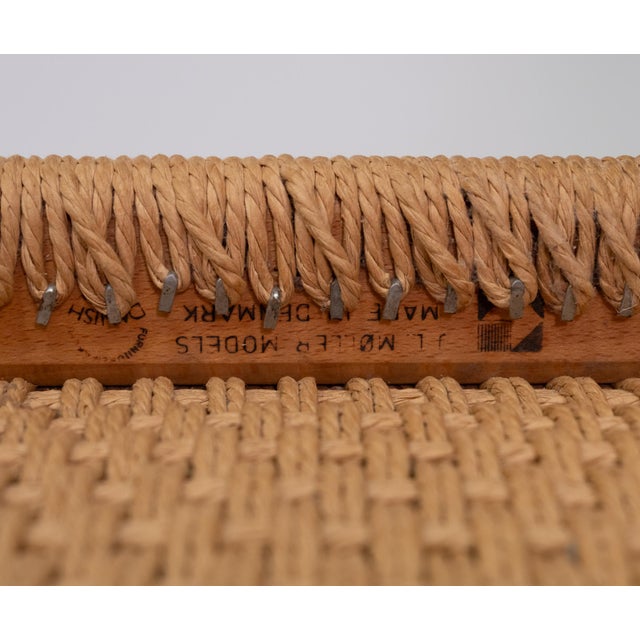 Model 75 Dining Chairs in Teak and Cord by Niels Otto (N. O.) Møller for J.L. Møllers, 1960s, Set of 4 For Sale - Image 17 of 18