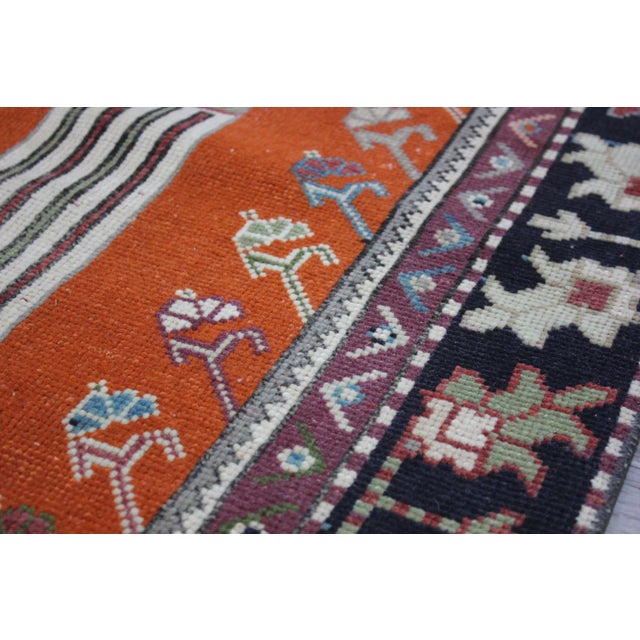 Textile 1970s Farmhouse Style Turkish Wool Oushak Area Rug For Sale - Image 7 of 12