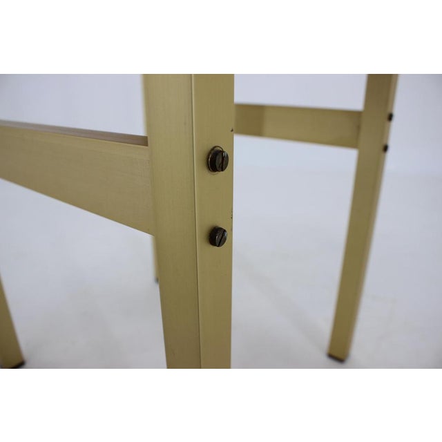 Italian Brass and Glass Side Table, 1960s For Sale - Image 14 of 15