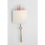 Cranston Small Sconce in Gilded Iron with Linen Shade Designer: Studio VC Finish: Gilded Iron Height: 16.25" Width: 6.5"...