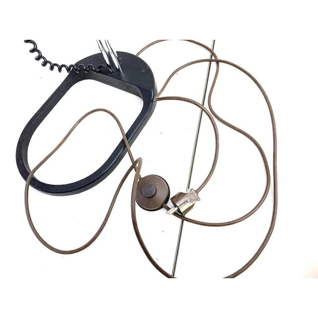 Staff Floor Lamp with Cork Shade, 1970s For Sale - Image 14 of 18