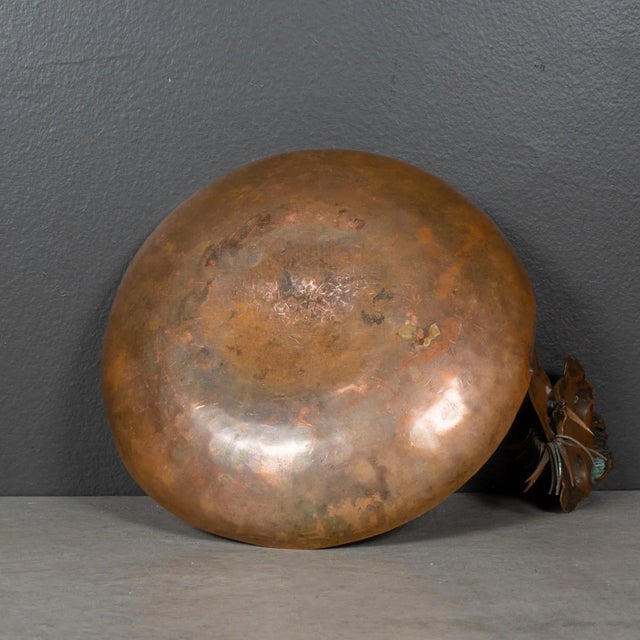 Mid-Century Modern Mid-Century Francisco Rebajes African Ubangi Tribe Copper Dish C.1940-1950 For Sale - Image 3 of 5