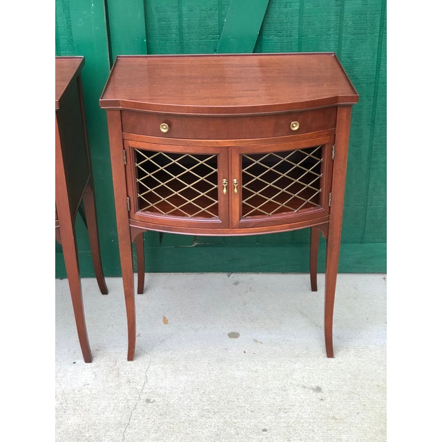 Imperial Mahogany One Drawer End Tables a Pair Chairish