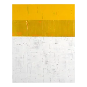 Contemporary Abstract Acrylic on Paper Mounted on Wood Panel Painting "Milk and Honey" by Matthew Langley