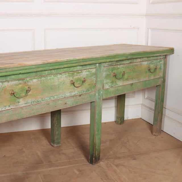 English Painted Dresser Base For Sale - Image 4 of 7