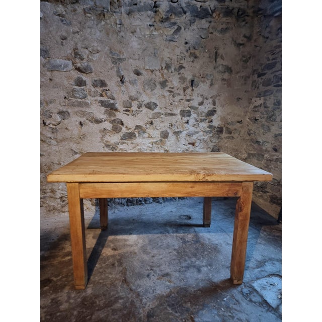 Vintage French Baker's Worktable in Chestnut, 1960s For Sale - Image 14 of 18