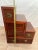 1990s Japanese Kaidan Tansu Step Chest Cabinet Pin Locks Four Pass Through Drawers 1a For Sale - Image 10 of 13