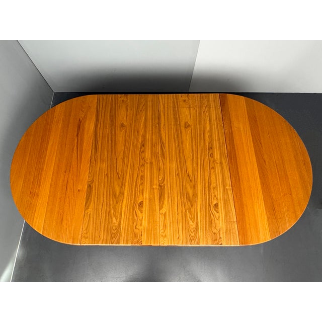 Extendable Dining Table in Teak Wood by Juul Kristensen for Brdr. Juul Kristensen, Denmark, 1970s For Sale - Image 4 of 13