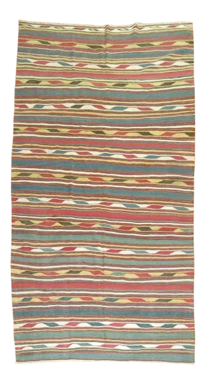 Antique Caucasian Kilim, 5'10'' X 10'1''