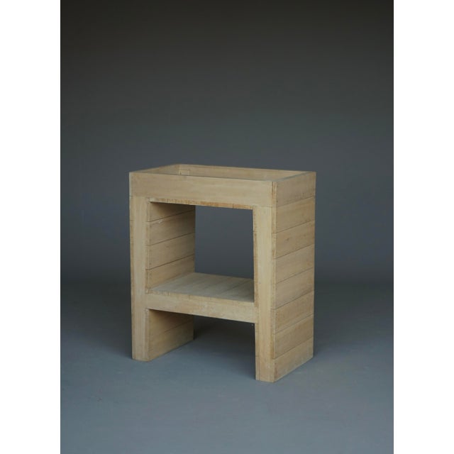 Bossche School Two-Tier Side Table in the style of Dom Hans Van Der Laan, 1960s For Sale - Image 6 of 18